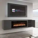 Luna Media Wall Diamond Grey