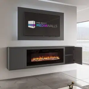 Luna Media Wall Diamond Grey