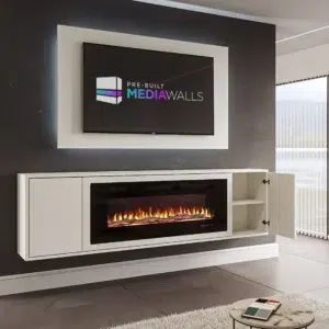 Luna Media Wall Premium White