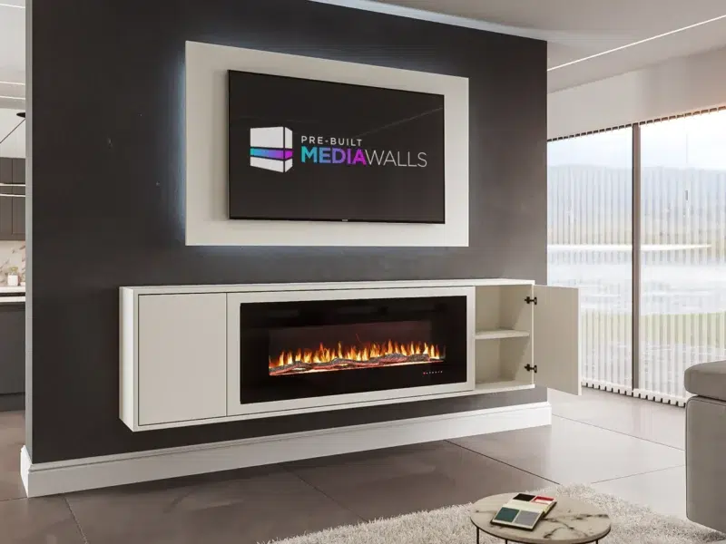 Luna Media Wall Premium White