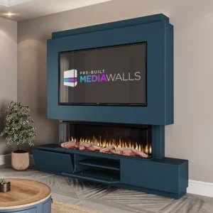 Solare Media Wall Ocean Blue