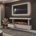 Stella Media Wall Silver Chromix